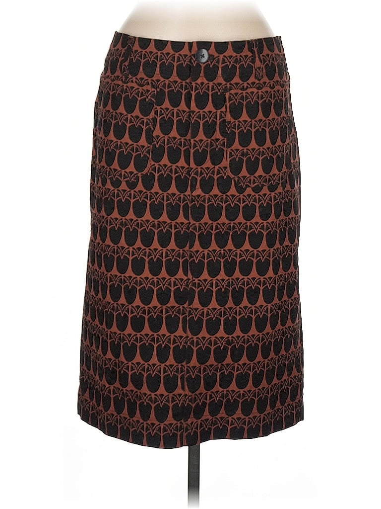 Maeve by Anthropologie Print Brown Casual Skirt Size M 55 off ThredUp