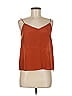 Sézane 100% Polyester Orange Sleeveless Blouse Size EU (FR) 38 / US 6 - photo 1