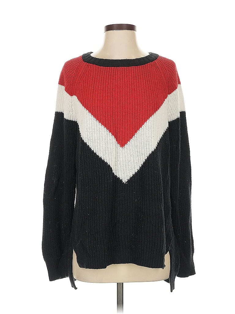 Pre-owned Express Pullover Sweater In Red