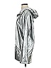 Rains 100% Polyester Metallic Silver Raincoat Size Sm - Med - photo 5