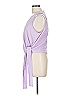 All in Favor Purple Sleeveless Blouse Size L - photo 4