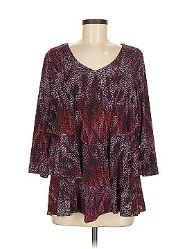 Susan Graver 3/4 Sleeve Blouse