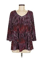 Susan Graver 3/4 Sleeve Blouse