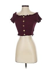 La Hearts Short Sleeve Blouse