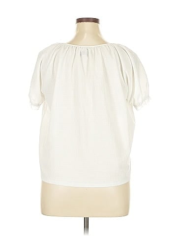 TeXTURE & THREAD Madewell Short Sleeve Blouse (view 2)