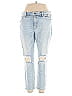 STUDIO BLUE Hearts Blue Jeans Size 33 waist - photo 1
