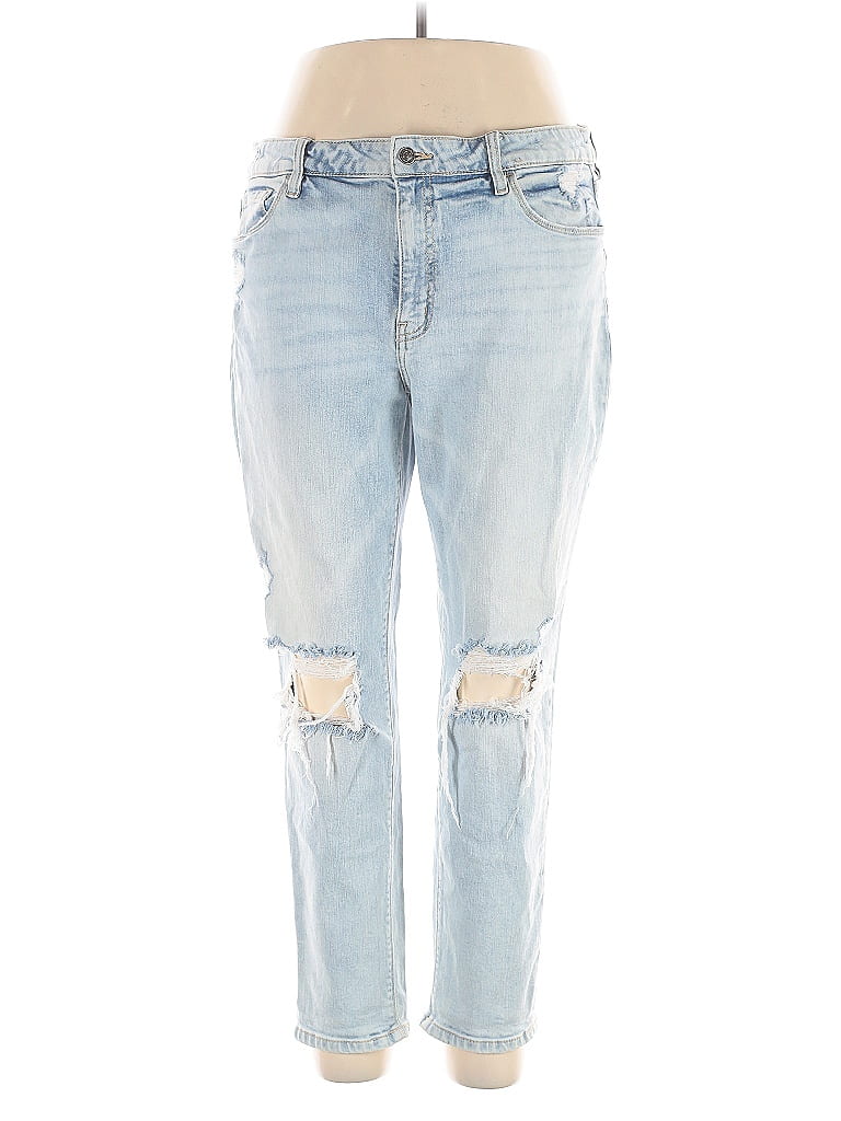 STUDIO BLUE Hearts Blue Jeans Size 33 waist - photo 1