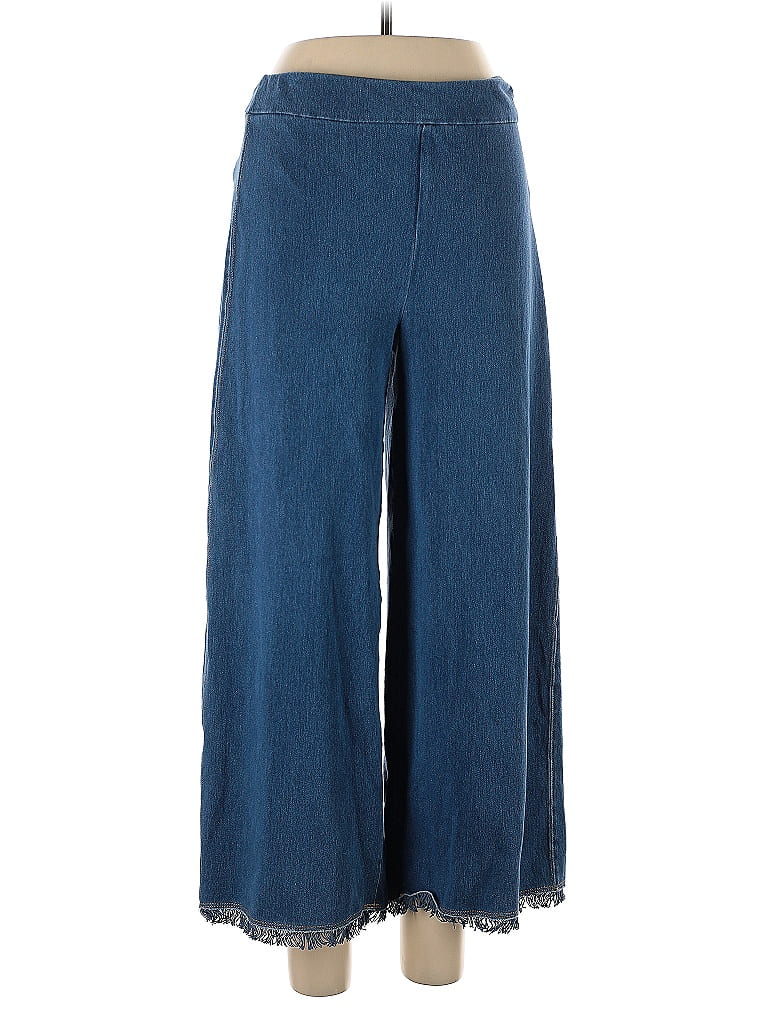 Lyssé Blue Casual Pants Size L - photo 1