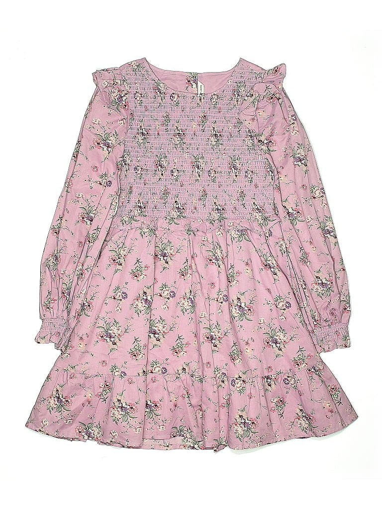 Janie and Jack 100% Cotton Pink Dress Size 12 - photo 1
