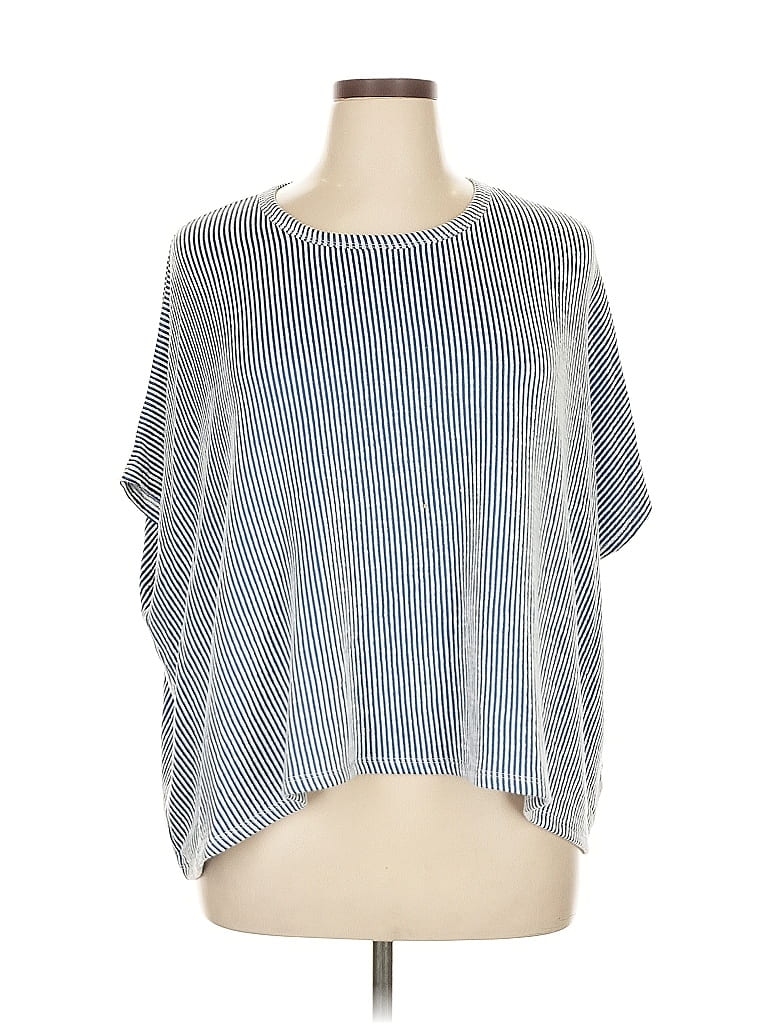 Zenana Blue Short Sleeve Top Size 1X - 2X - photo 1