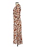 Nicholas 100% Viscose Paisley Brown Ivory Casual Dress Size 2 - photo 4