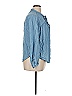 Terra & Sky 100% Lyocell Blue Long Sleeve Button-Down Shirt Size 0X - photo 3