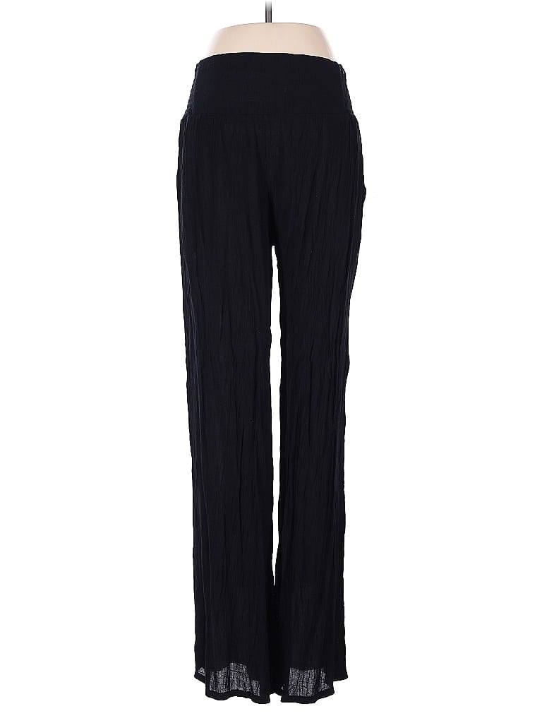 Pre-owned Three Dots Casual Pants In Black