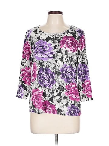 Karen Scott 3/4 Sleeve T-Shirt (view 1)