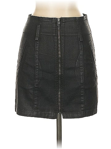 Carmar Faux Leather Skirt (view 2)
