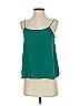 Mango 100% Polyester Green Sleeveless Top Size XXS - photo 1
