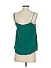 Mango 100% Polyester Green Sleeveless Top Size XXS - photo 2