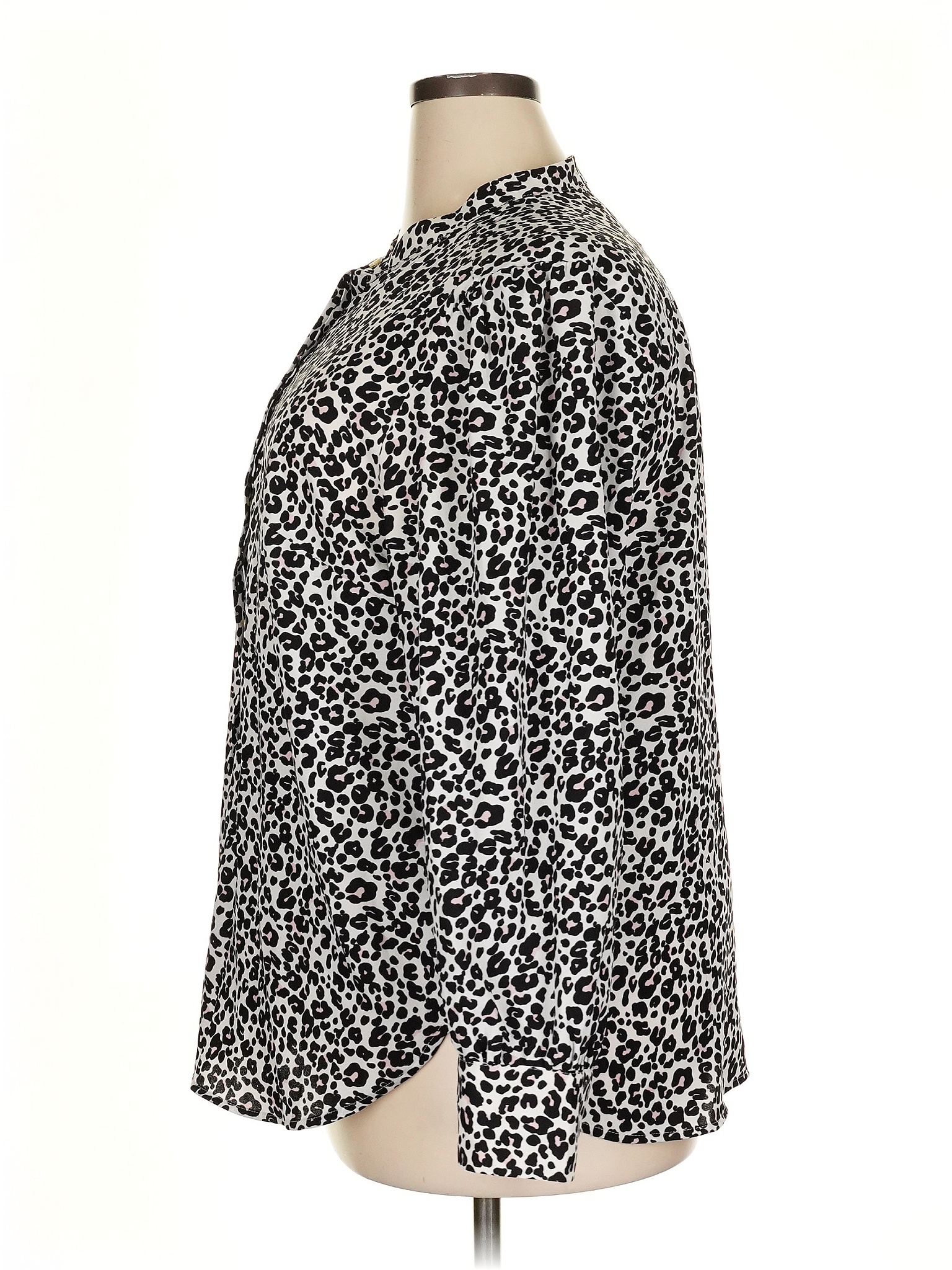 loft leopard print blouse