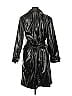 Scoop 100% Polyester Silver Trenchcoat Size L - photo 2
