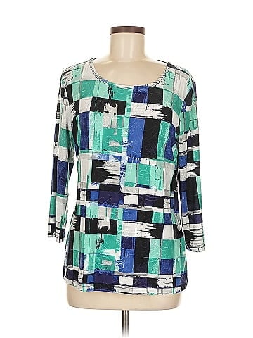 JM Collection 3/4 Sleeve Blouse (view 1)