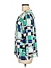 JM Collection Teal 3/4 Sleeve Blouse Size M - photo 4