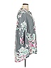 Honeyme Floral Gray 3/4 Sleeve Blouse Size XL - photo 3