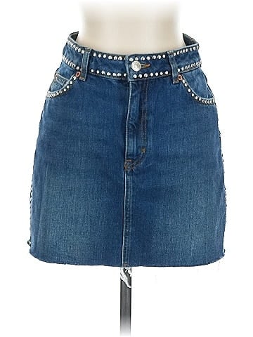 Topshop Denim Skirt (view 1)
