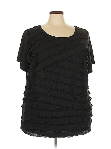 AB Studio Short Sleeve Blouse (view 1)