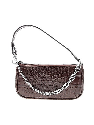 by FAR Croc Embossed Leather Satchel (view 1)