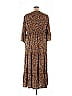 Ingrid + Isabel 100% Polyester Paisley Brown Casual Dress Size XL - photo 2