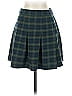 Hollister Plaid Green Casual Skirt Size S - photo 1