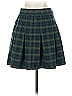Hollister Plaid Green Casual Skirt Size S - photo 2