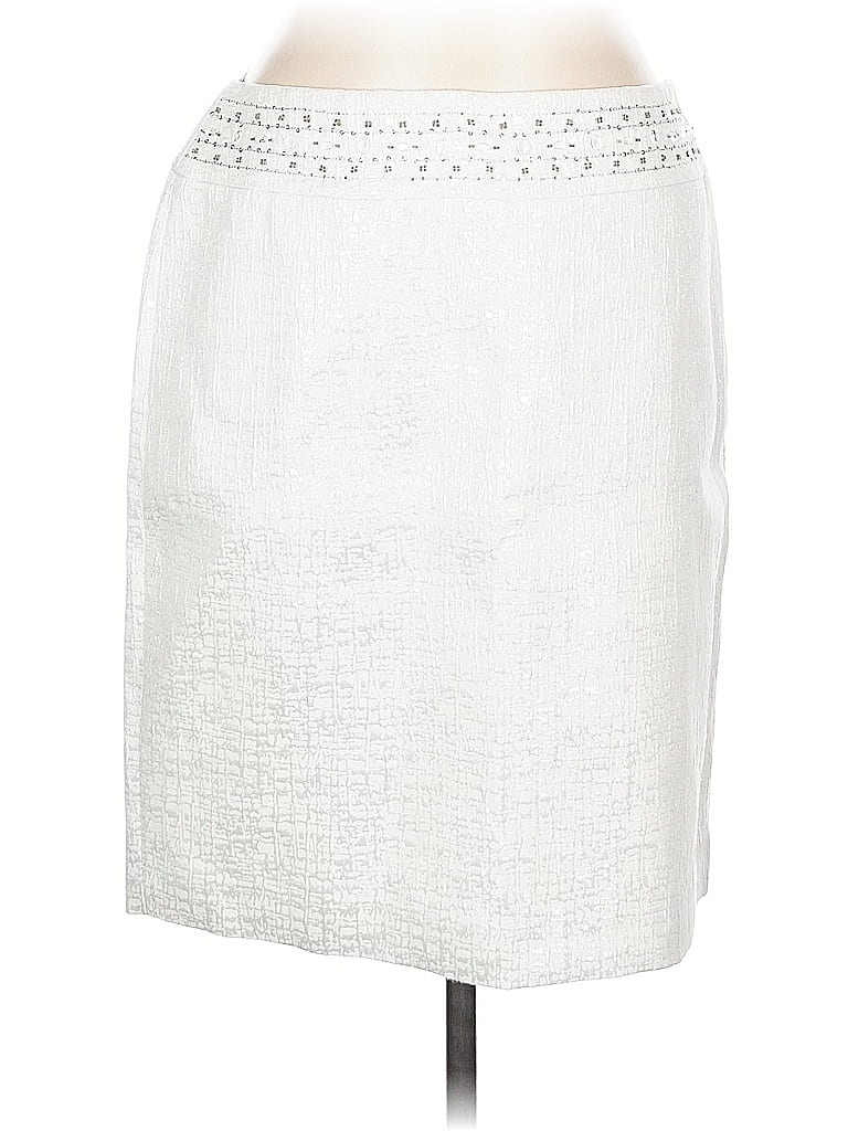 Tahari By Asl Formal Skirt In White