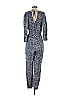 Hollister 100% Viscose Paisley Blue Jumpsuit Size S - photo 2