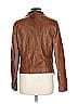 Q40 100% Leather Brown Leather Jacket Size L - photo 2
