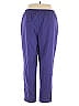 Venezia Solid Purple Active Pants Size 18 (estimated) - photo 2