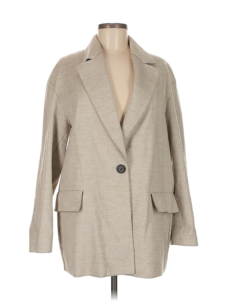 Pre-owned Zara Coat In Brown