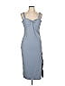 Halara Solid Gray Cocktail Dress Size L - photo 1