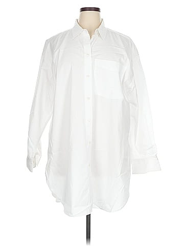 Gap 3/4 Sleeve Button-Down Shirt (view 1)