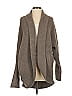 Barefoot Dreams 100% Polyester Gray Brown Cardigan Size XXS - XS - photo 1