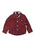 Wrangler Jeans Co Checkered-gingham Red Long Sleeve Button-Down Shirt 18-24 MO / 24 MO - photo 1