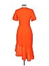 Black Halo Orange Cocktail Dress Size 10 - photo 2