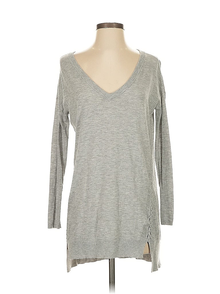 Pre-owned Ella Moss Pullover Sweater In Gray