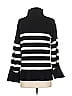 English Factory Stripes Black Turtleneck Sweater Size XS - photo 2