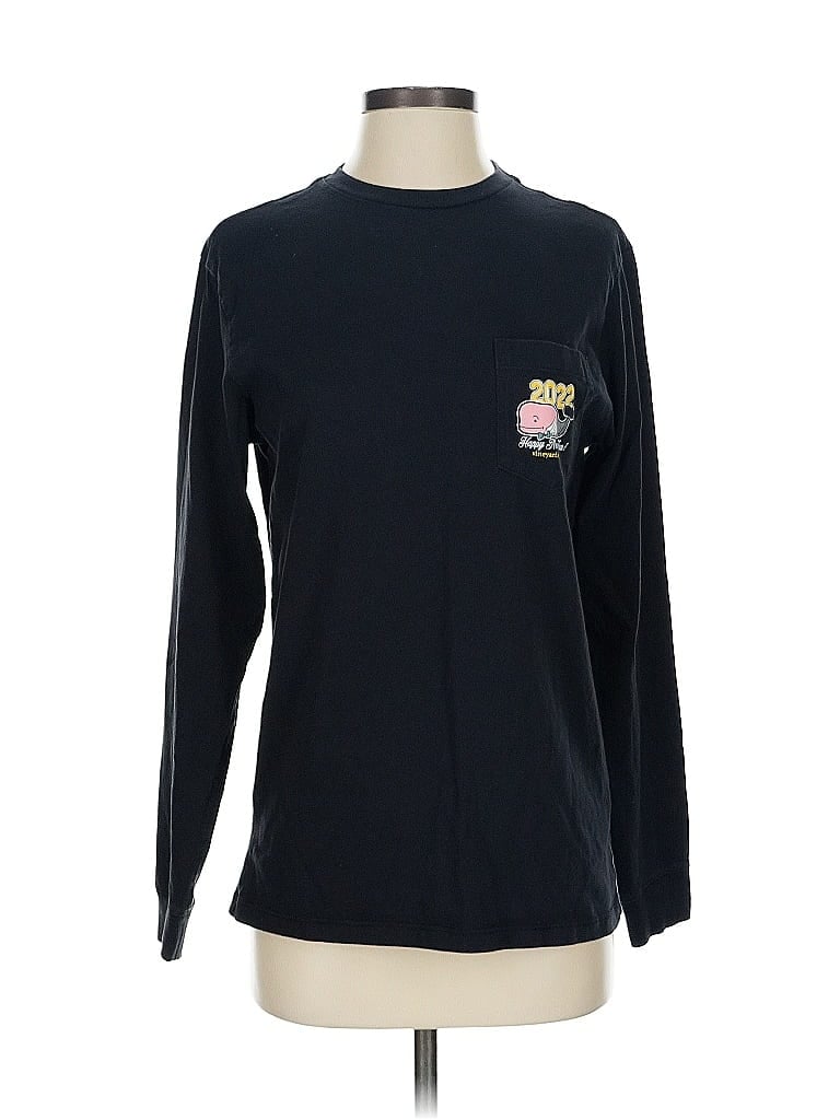 Click to view more detailed imagery on our partner's website Pre-owned Vineyard Vines Long Sleeve T-shirt In Black