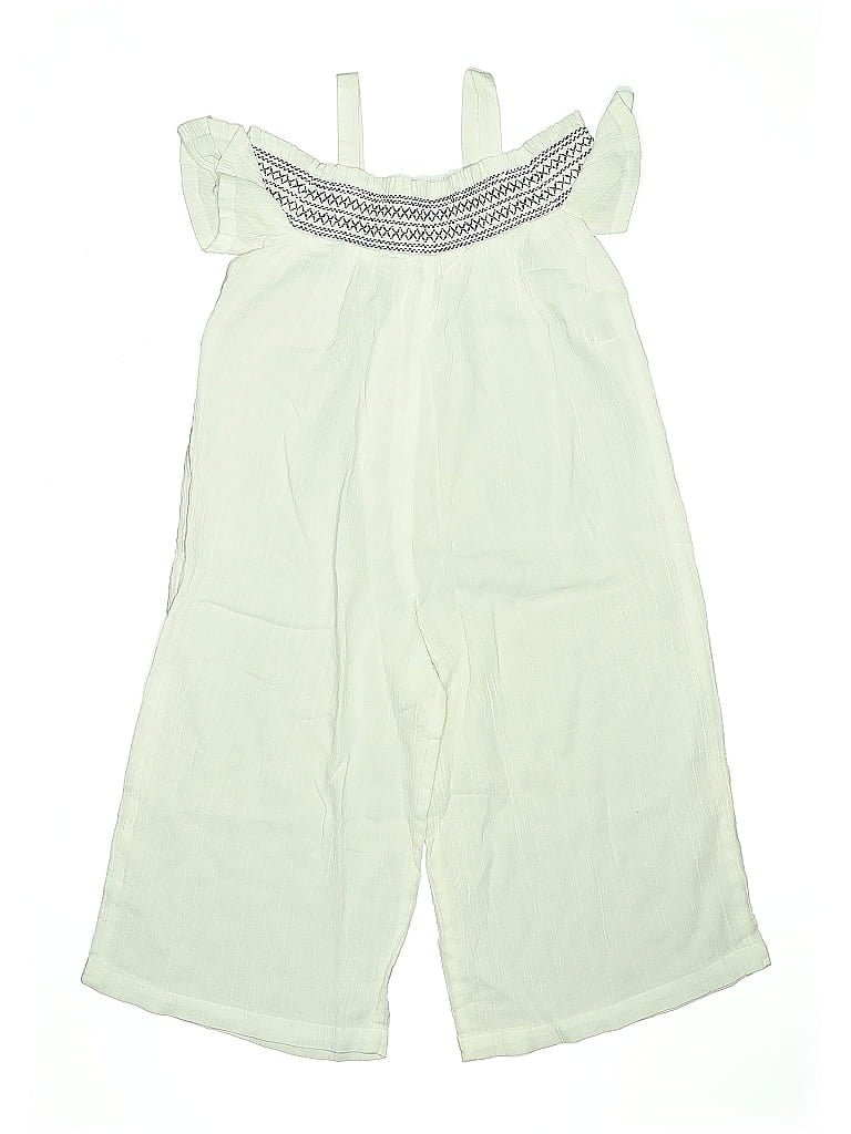 Pre-owned Janie And Jack Kids' Jumpsuit In White