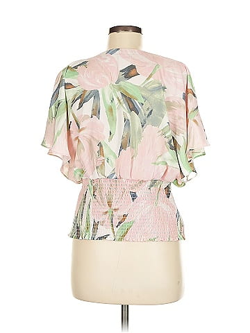 White House Black Market Short Sleeve Blouse (view 2)