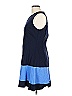 Eliza J Color Block Blue Casual Dress Size 12 - photo 4