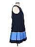 Eliza J Color Block Blue Casual Dress Size 12 - photo 3