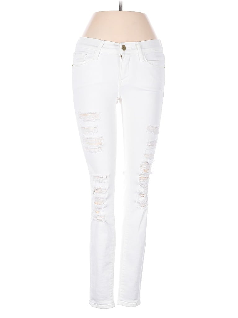 Click to view more detailed imagery on our partner's website Pre-owned Frame Jeans In White